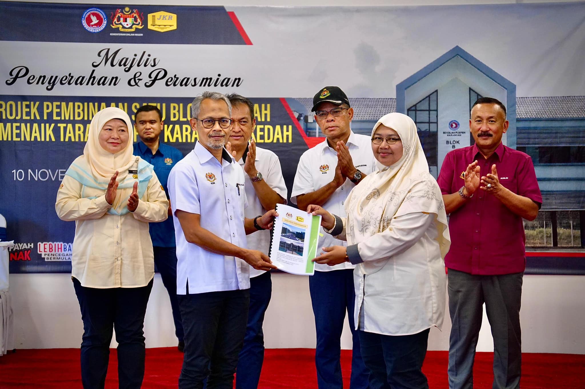 Majlis Penyerahan Projek Pembinaan Satu Blok Sekolah dan Menaik Taraf PUSPEN Karangan, Kulim, Kedah