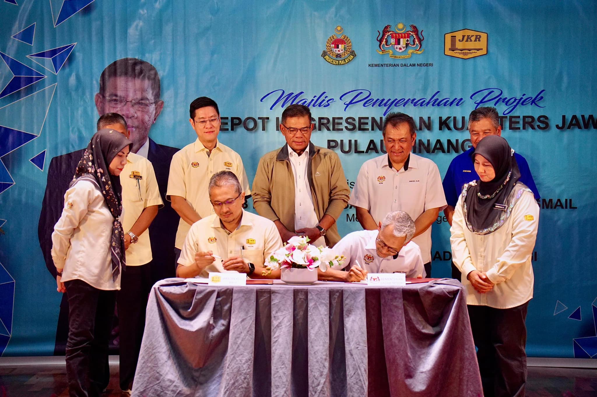 Majlis Penyerahan Projek Depot Tahanan Imigresen dan Kuarters Jawi, Pulau Pinang