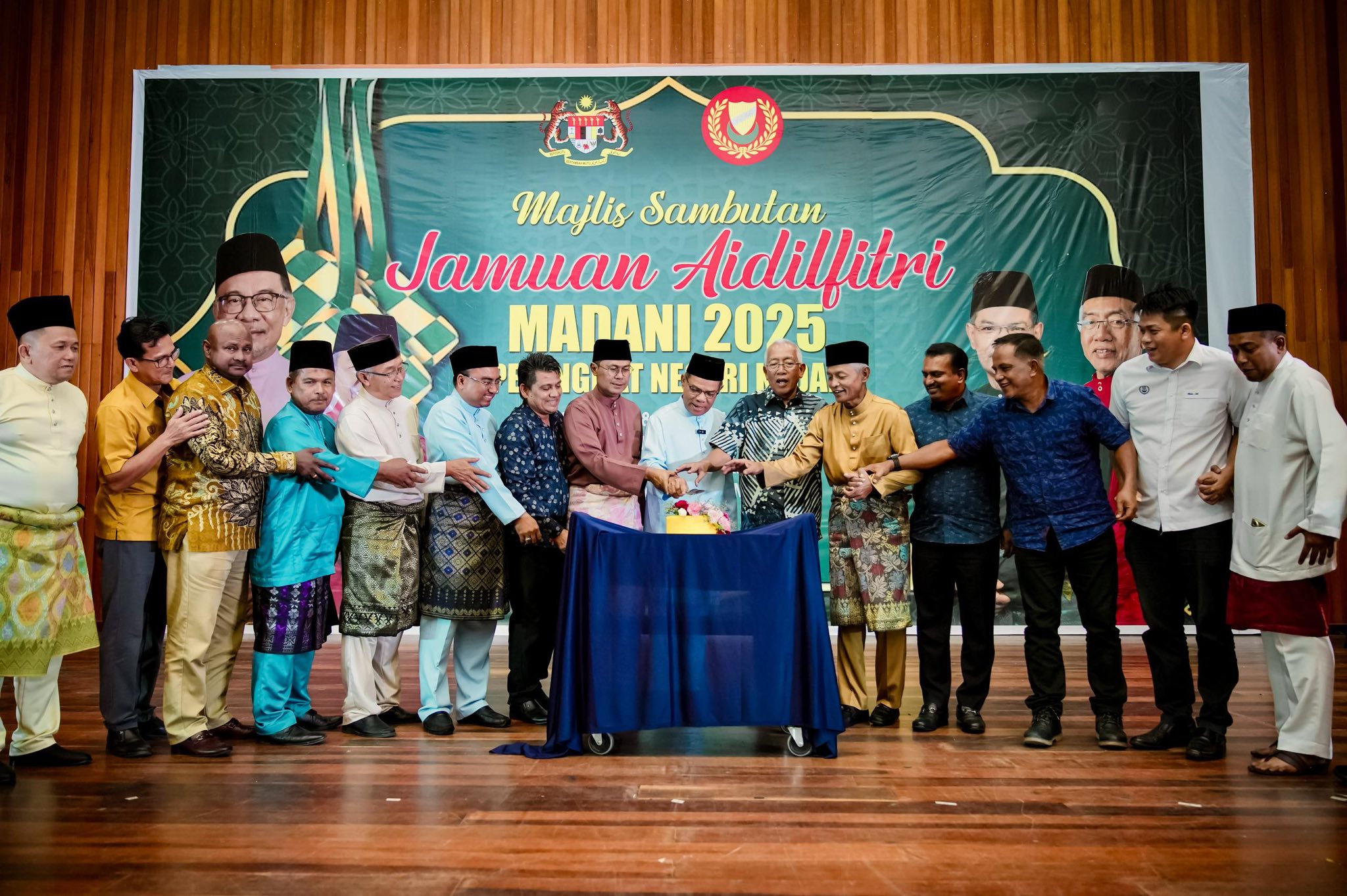 Majlis Sambutan Aidilfitri bersama teman-teman dari rakan komponen Perpaduan negeri Kedah