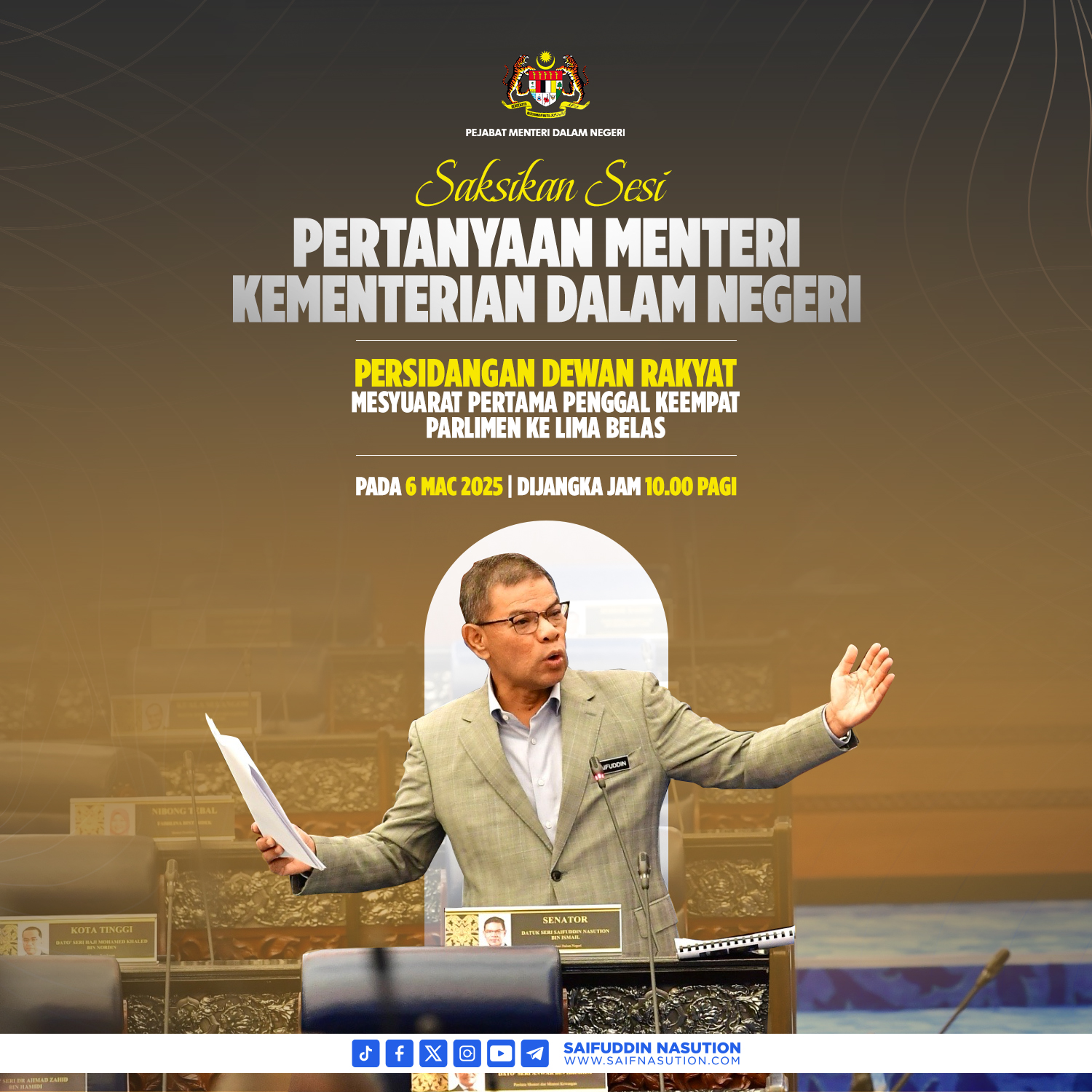 Sesi Pertanyaan Menteri (MQT)