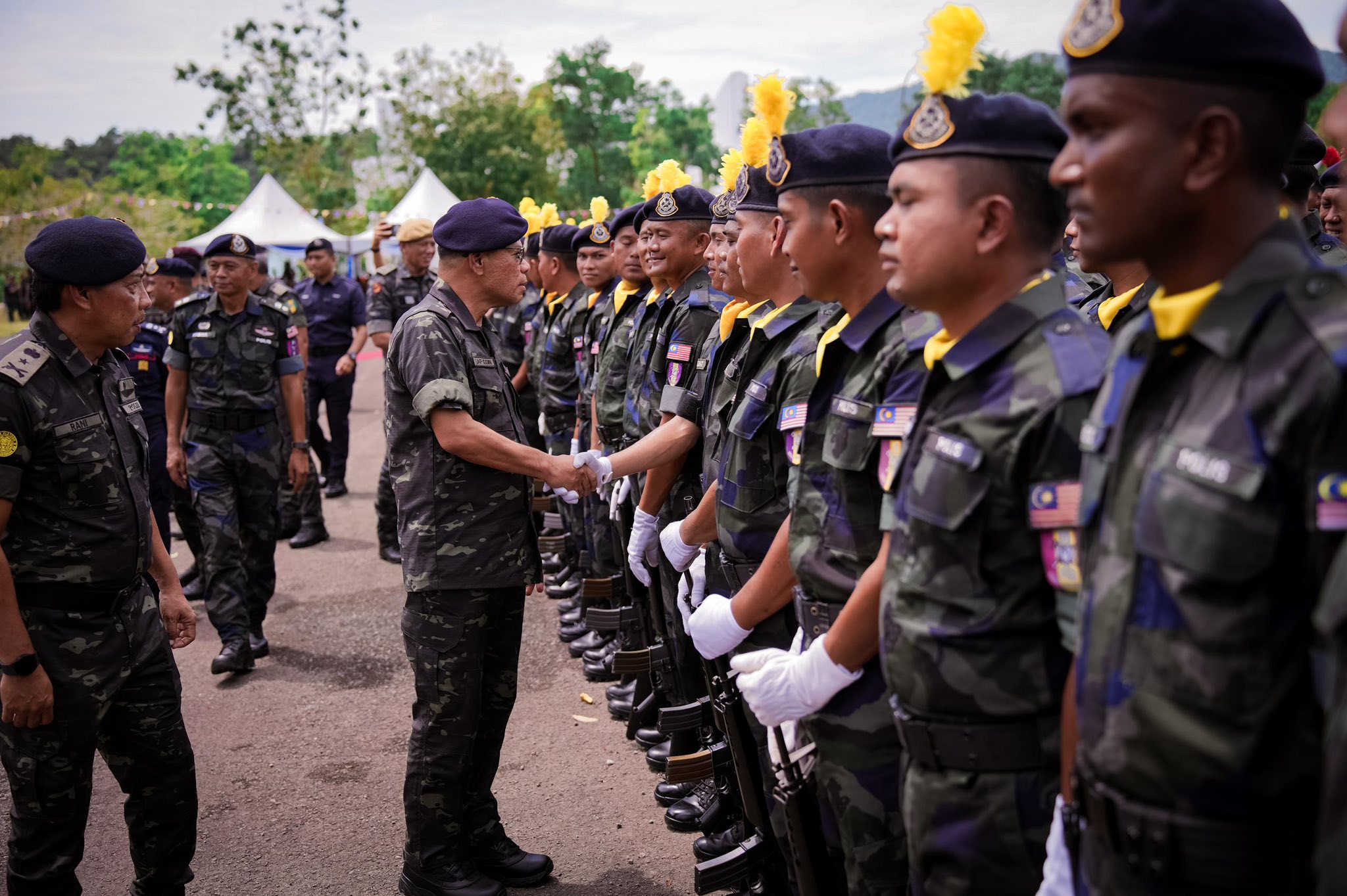 Majlis Peluncuran Tiga Batalion Baharu PGA di Ibu Pejabat Briged Sabah iaitu Batalion 21 PGA Keningau, Batalion 22 PGA Kunak dan Batalion 23 PGA Sri Aman