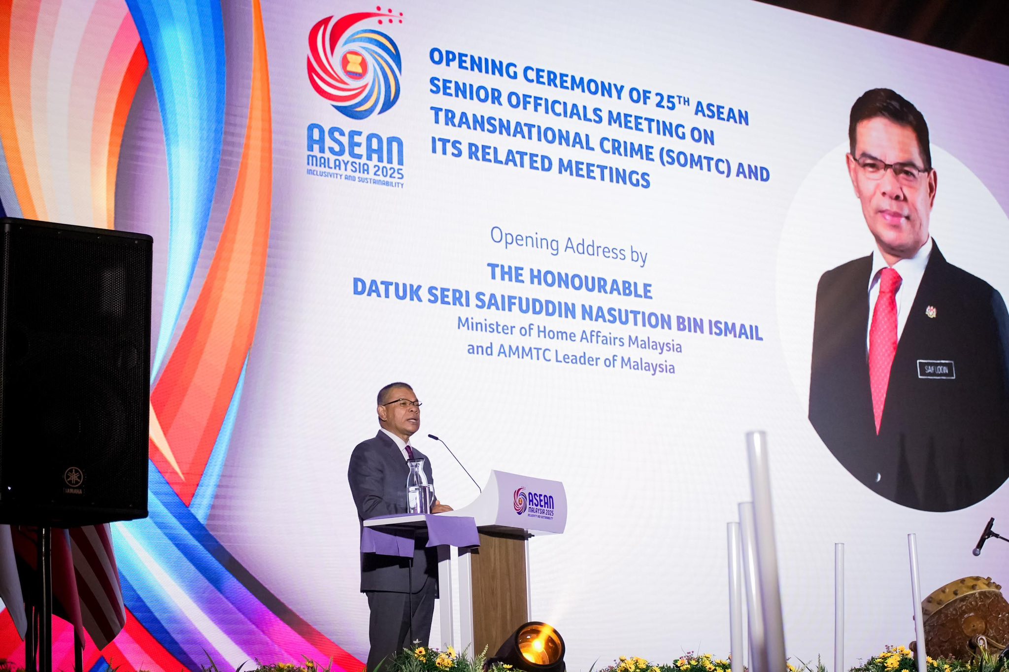 Majlis Pembukaan Rasmi The 25th ASEAN Senior Officials Meeting on Transnational Crime (25th SOMTC)