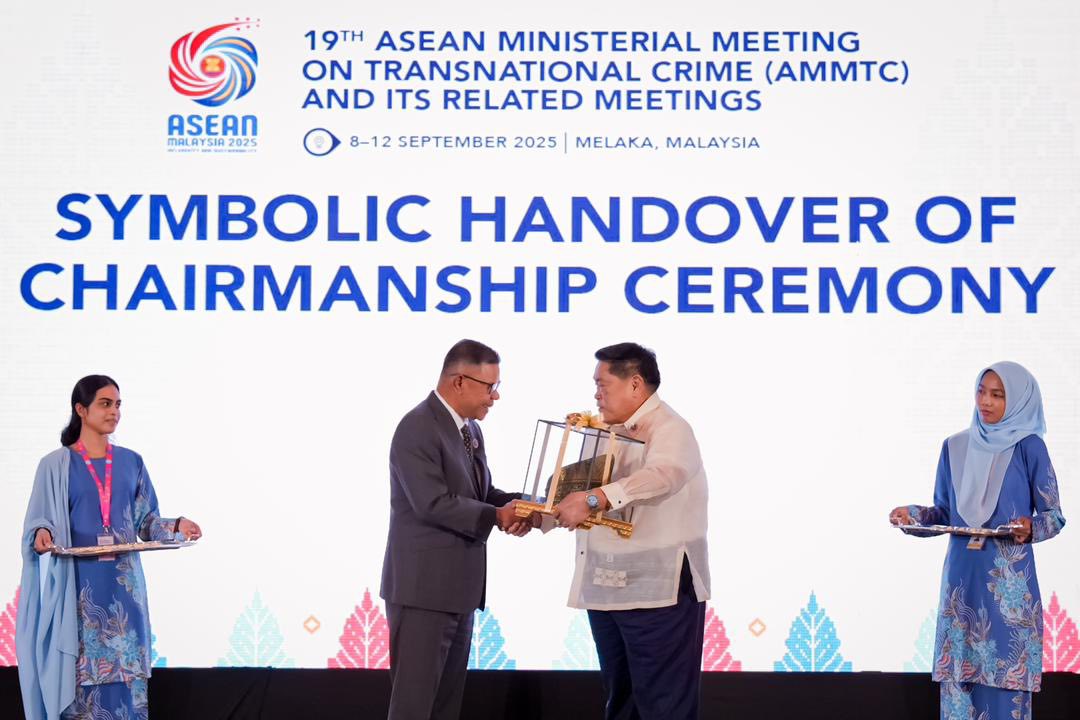 Majlis Penutup Malaysia sebagai Pengerusi ASEAN Ministerial Meeting on Transnational Crime (AMMTC)
