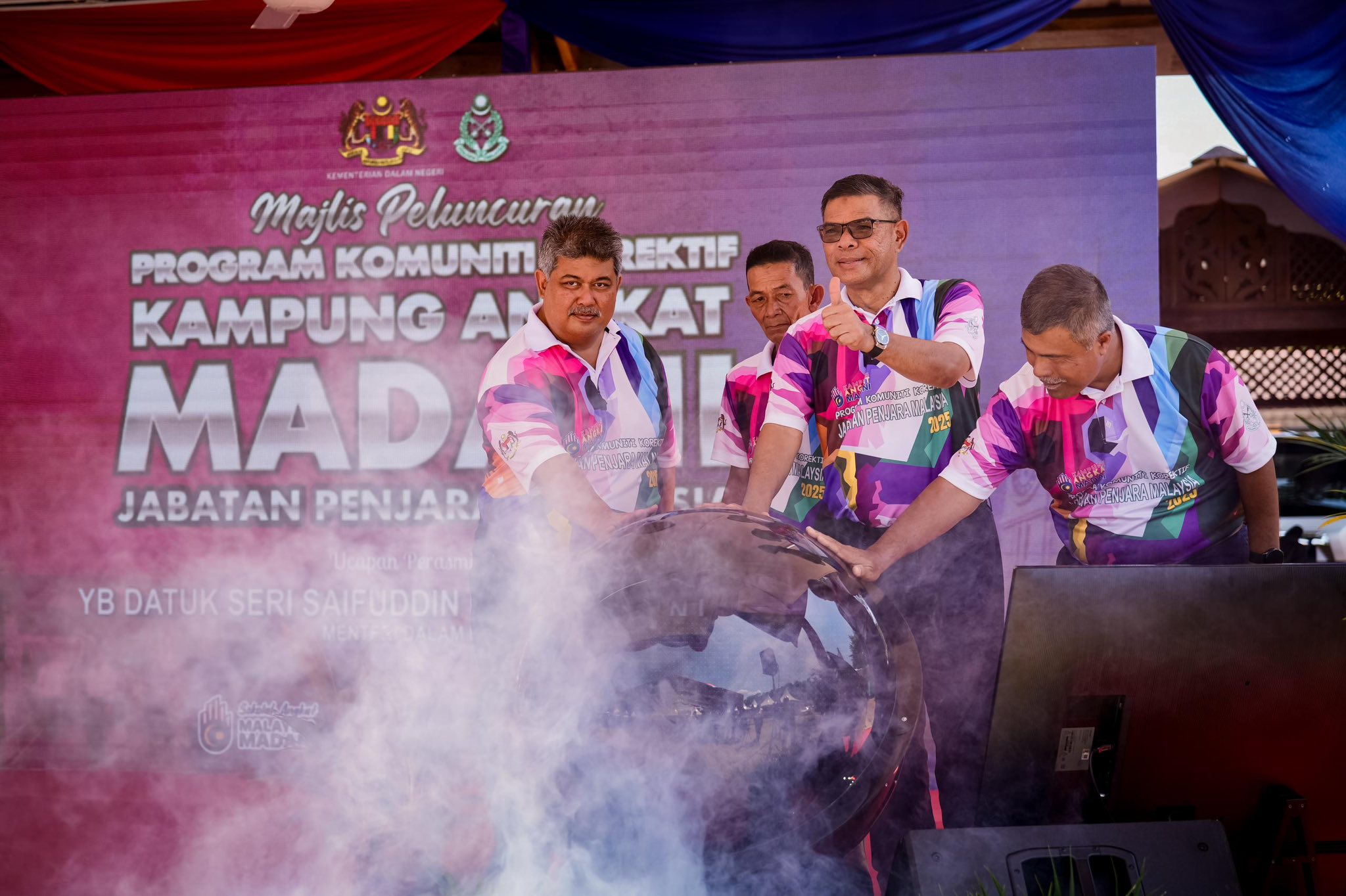 Majlis Peluncuran Program Komuniti Korektif Kampung Angkat MADANI Jabatan Penjara Malaysia