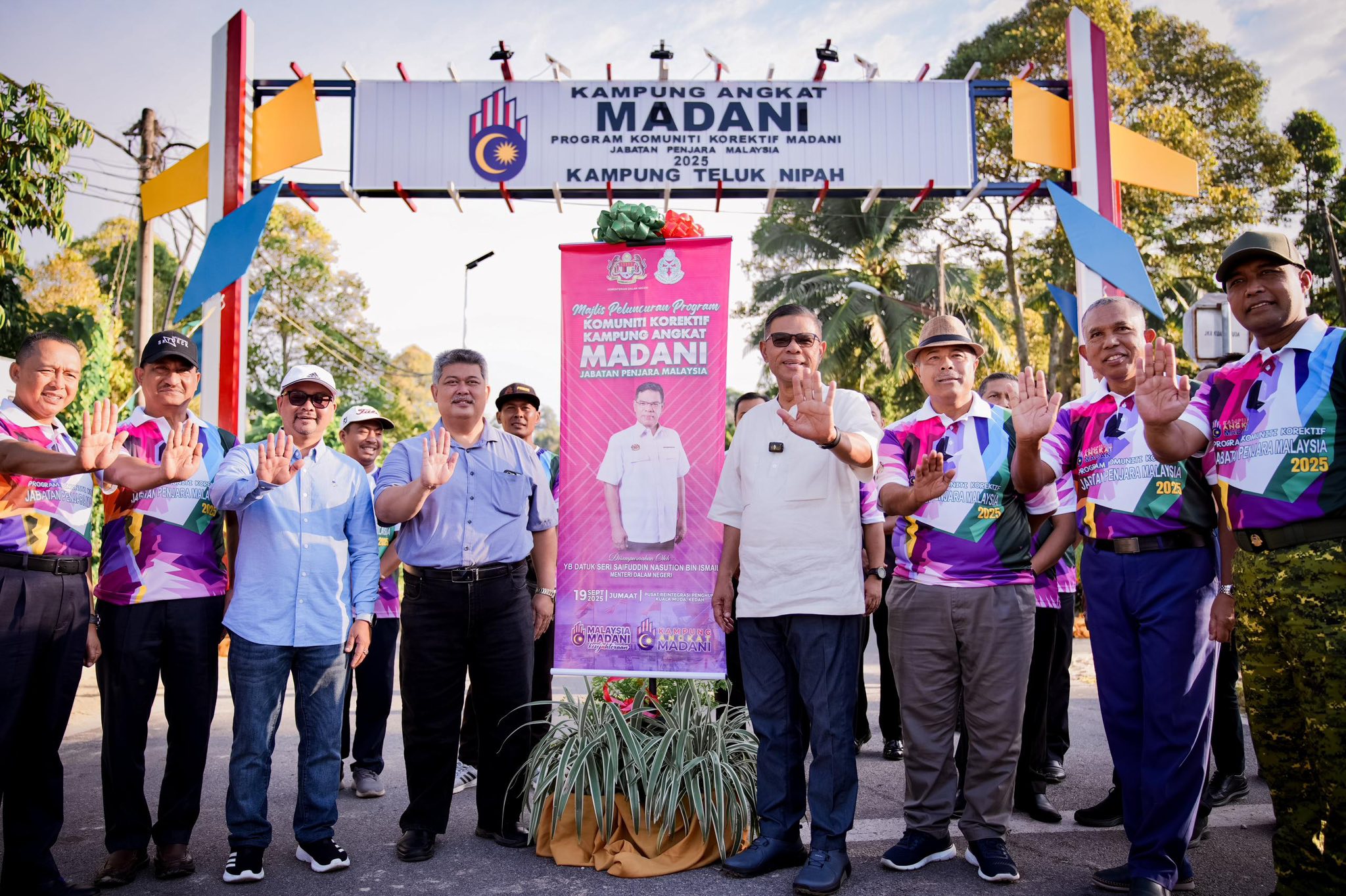 Meninjau sendiri projek-projek di Kampung Teluk Nipah, Kota Kuala Muda
