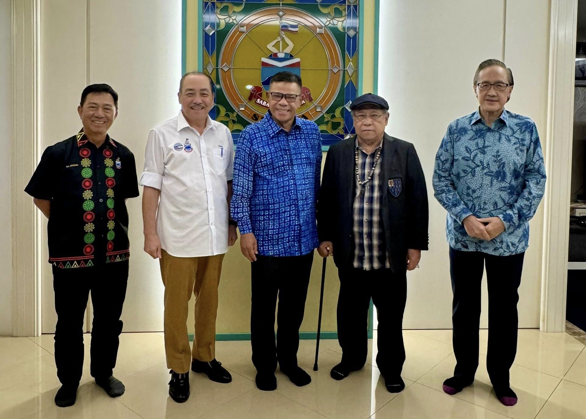 Pertemuan bersama YAB Datuk Seri Panglima Haji Hajiji Haji Noor di Sri Gaya, Kota Kinabalu