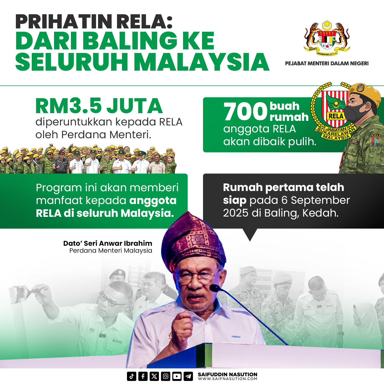 Prihatin RELA: Dari Baling ke Seluruh Malaysia
