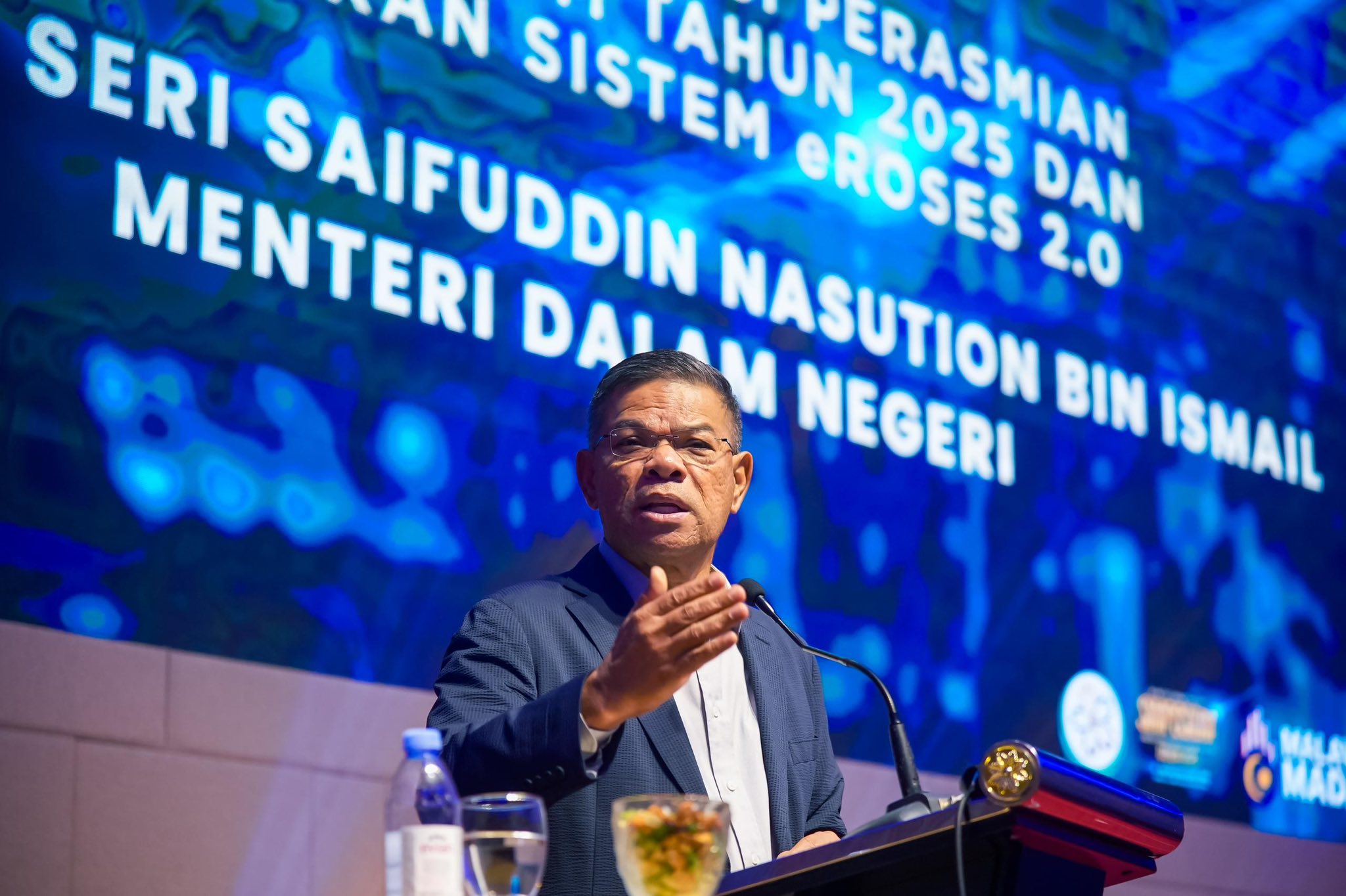 Merasmikan Simposium Jabatan Pendaftaran Pertubuhan Malaysia (JPPM) 2025