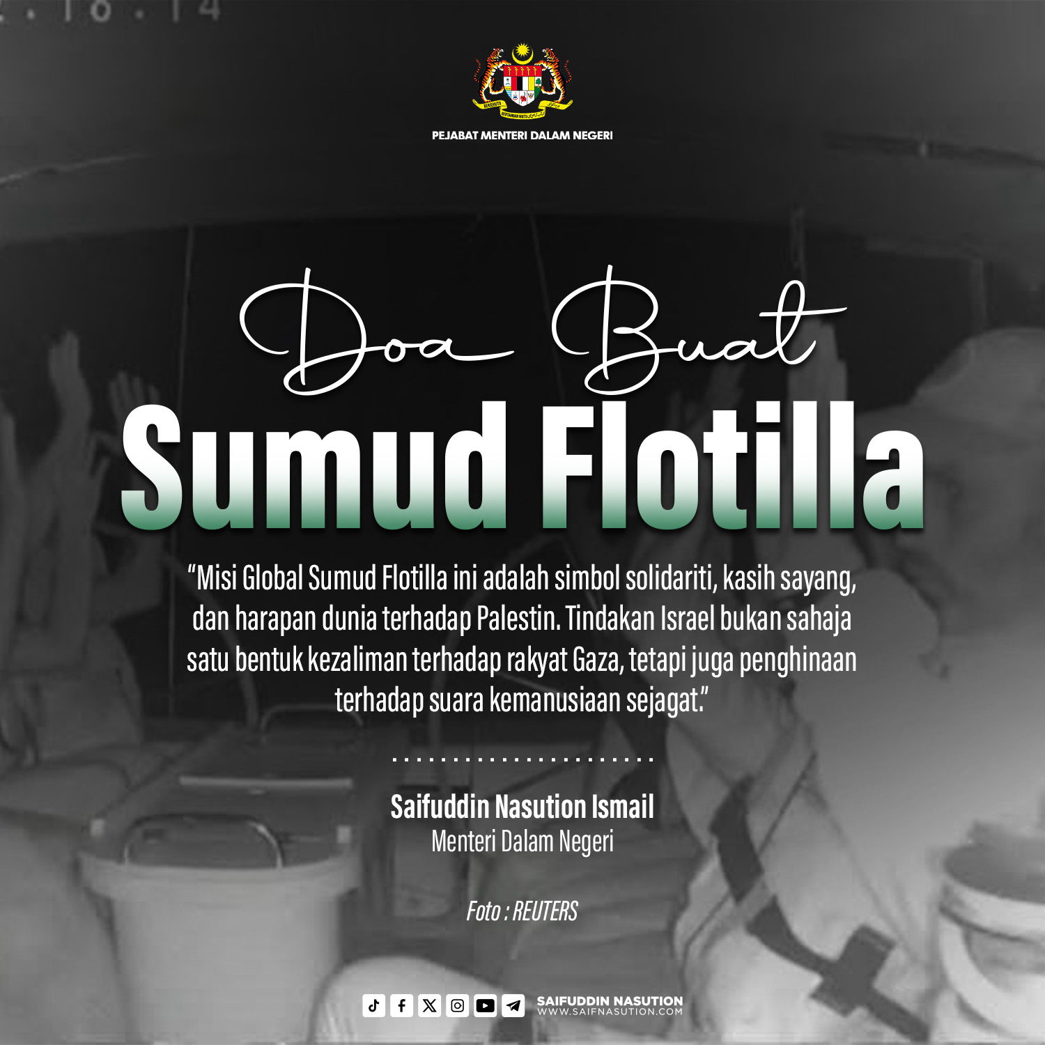 Doa buat Sumud Flotilla