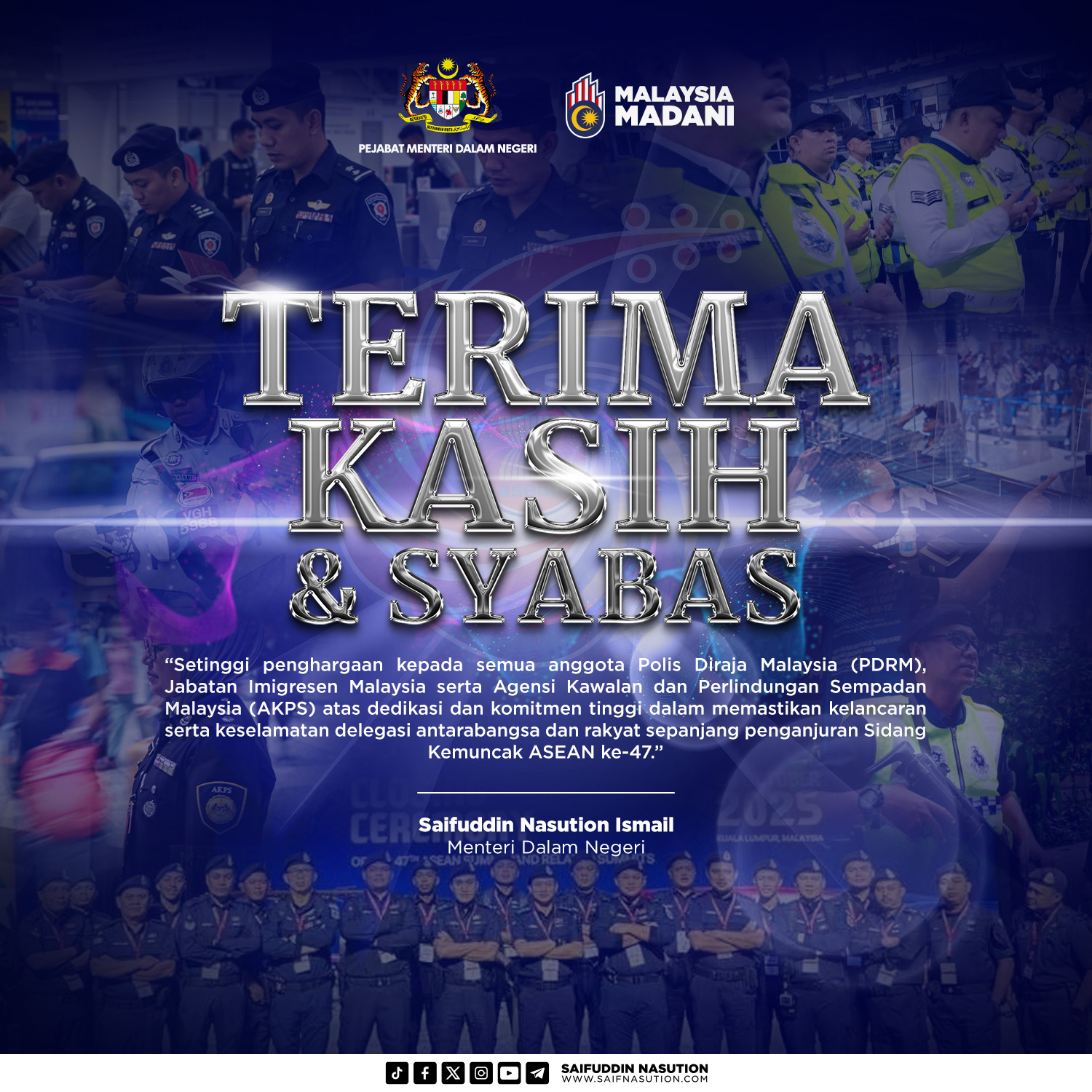 Terima Kasih & Syabas